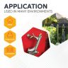 25mm dia Neodymium Clamping Magnet with M5 Hook or Eyebolt - 20kg Pull