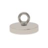 116mm dia x 20mm N42 Neodymium Pot Magnet with M12 Eyebolt + 10 metre Rope - 400kg Pull
