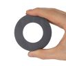 72mm O.D x 39mm I.D x 10mm thick Y30BH Ferrite Ring Magnet - 5.5kg Pull