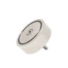 116mm dia x 32mm N42 Neodymium Pot Magnet with 1x M12 and 1x M10 Eyebolt + 10 metre Rope - 400kg Pull