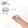 14mm dia x 4mm thick N42 Neodymium Magnet - 3.4kg Pull