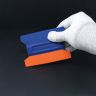MagWrap™ Blue Magnetic Wing Squeegee with 5cm Suede