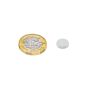 10mm dia x 2mm thick N42 Neodymium Magnet - Zinc Plated- 1.6kg Pull
