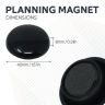Large Notice Board/Planning Magnets (40mm dia x 8mm high)