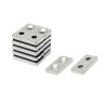 20 x 10 x 3mm thick x 3.5mm c/s N42 Neodymium Magnets - 4.2kg Pull