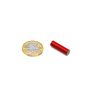 6mm dia x 20mm long Alnico Round Bar / Rod Magnets - 0.411kg Pull