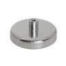 50mm dia x 10mm thick Ferrite Pot Magnet with M5 Internal Thread - 23kg Pull