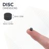 5mm dia x 3mm thick Y10 Ferrite Magnets - 0.054kg Pull