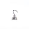 20mm dia Neodymium Clamping Magnet with M4 Hook or Eyebolt - 16.5kg Pull