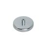 57mm dia x 10mm thick Ferrite Pot Magnet with M5 Internal Thread - 23.7kg Pull
