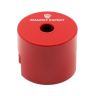 32mm dia x 25.4mm thick Alnico Button Magnet c/w 5mm dia central hole - 4.8kg Pull