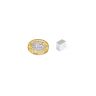 9.52mm x 9.52mm x 6.35mm thick N42 Neodymium Magnet - Licensed Material