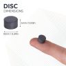 10mm dia x 6mm thick Y10 Ferrite Magnets - 0.114kg Pull