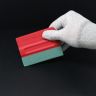 MagWrap™ Red Pro-Tint Bondo Magnetic Squeegee with Suede