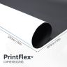PrintFlex® 1270mm wide Latex, Pigment & UV Ink Printable Ferrous Sheet - Matt White