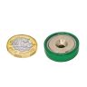 25mm dia A Type Neodymium Pot Magnet - 26kg Pull