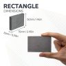 75 x 50 x 10mm thick Y30BH Ferrite Magnet - 4.8kg Pull