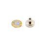 20mm dia x 15mm tall x M4 thread N42 Neodymium Pot Magnet - 18.3kg Pull