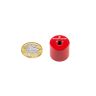 20.5mm dia x 19mm thick Alnico 5 Deep Pot Magnet c/w M6 threaded hole - 4kg Pull