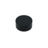 22mm dia x 10mm thick x M5 thread hole Rubber Coated Pot Magnet - 2.6kg Pull