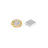 22.22mm x 22.22mm x 6.35mm thick N42 Neodymium Magnet - 10.23kg Pull - Licensed Material