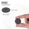 30mm dia x 3mm thick Y10 Ferrite Magnet - 0.2kg Pull