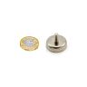 25mm dia x 8mm thick x M5 stud N42 Neodymium Pot Magnet - 20kg Pull