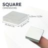 25.4mm x 25.4mm x 6.35mm thick N42 Neodymium Magnet - 5.91kg Pull - Licensed Material
