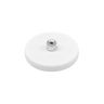 43mm dia x 6mm high Rubber Coated POS Magnet c/w M6 Boss Thread (6mm high x 12mm deep) - 8kg Pull