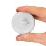 50mm dia Ferrite White Painted Clamping Magnet with M6 Hook - 21.3kg Pull