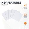 MagFlex® 75 x 75 x 0.85mm Flexible Magnetic Sheet - Gloss Dry-Wipe Surface (Assorted)