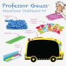 Professor Gauss™ School Bus Educational Magnetic Chalkboard Kit