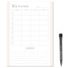 MagFlex® A4 Minimalistic Weekly Meal Planner Fridge Magnet - Flexible Magnetic Sheet