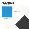MagFlex® 75 x 75 x 0.85mm Flexible Magnetic Sheet - Gloss Dry-Wipe Surface