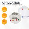 Small Coloured High Power 'Memo' Board Magnets - Office & Fridge (17.5mm dia x 12.3mm tall)