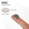 15mm dia x 3mm thick N42 Neodymium Magnet - 2.9kg Pull