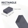 40 x 25 x 10mm thick Y30BH Ferrite Magnet - 3kg Pull