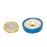 32mm dia A Type Coloured Neodymium Pot Magnets - 36.4kg Pull