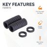 11.7mm O.D. x 7.9mm I.D. x 3mm thick Y10 Ferrite Magnets - 0.076kg Pull