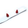 FerroFlex® 25mm Wide Ferrous Strip - 3Mª Self-Adhesive / Gloss White