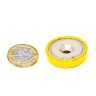 32mm dia A Type Coloured Neodymium Pot Magnets - 36.4kg Pull