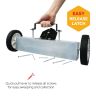 Magnetic Sweeper With Switchable Release - Sweeps Nails & Screws Quickly (23.5" wide)