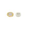 19.1 mm dia x 6.4mm thick N42 Neodymium Magnet with 9.5mm hole - 8.1kg Pull