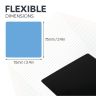 MagFlex® 75 x 75 x 0.85mm Flexible Magnetic Sheet - Gloss Dry-Wipe Surface