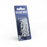 SCREWD Woodscrew 4mm x 19mm (3 Packs of 40)