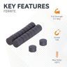 10mm dia x 6mm thick Y10 Ferrite Magnets - 0.114kg Pull
