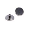 32mm dia x 7mm thick Ferrite Pot Magnet with M4 Internal Thread - 3.7kg Pull