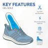 Magnetic Insoles size 2-7.5 - Gel (One Pair)
