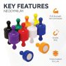 Jumbo Skittle Magnets - Office & Fridge (29mm dia x 38mm tall)