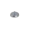32mm dia x 7mm thick Ferrite Pot Magnet with M5 External Thread - 4.9kg Pull